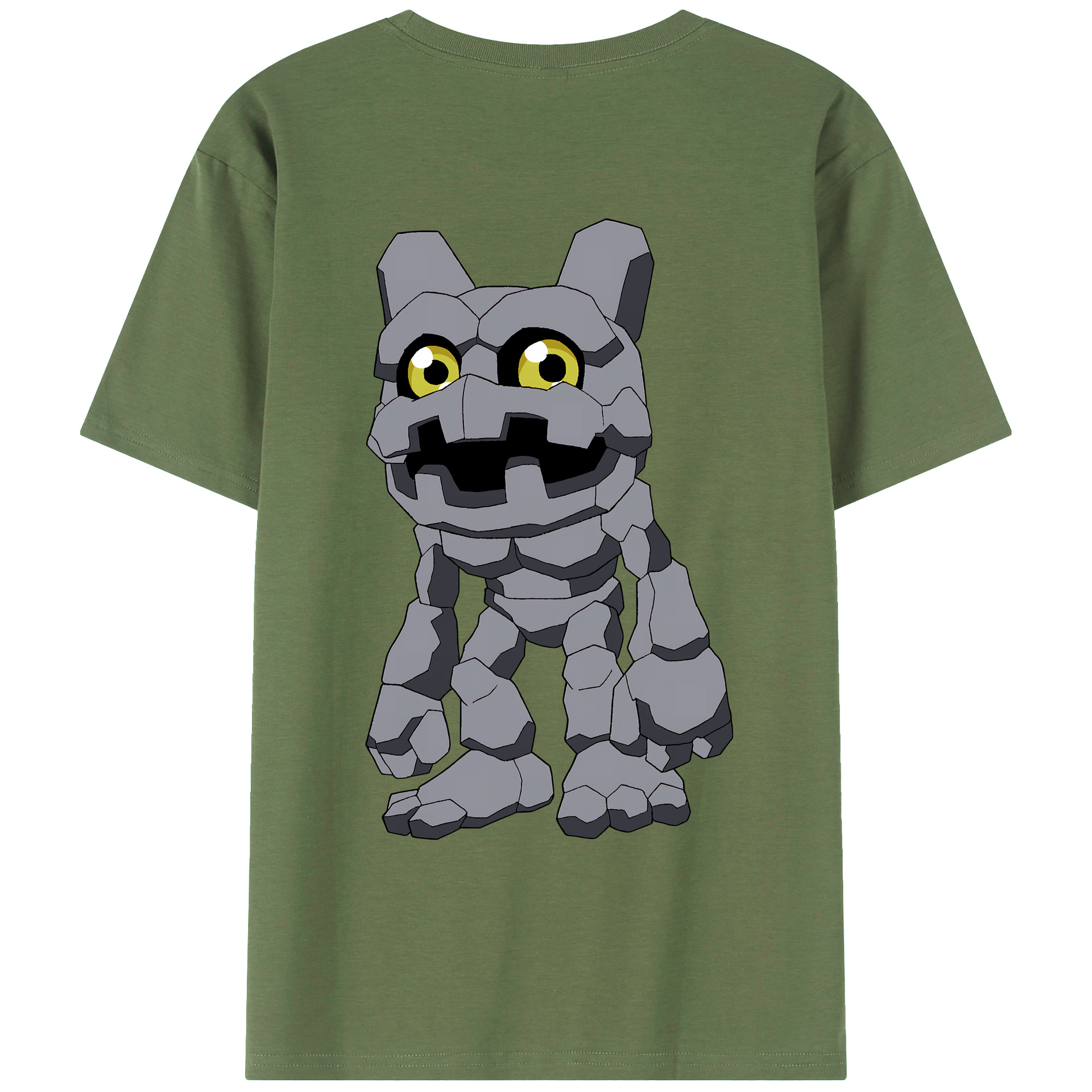 （画像用） Digimon デジタルモンスター/デジモン 綿100％ メンズ半袖Tシャツ（バックプリント） 通気性
